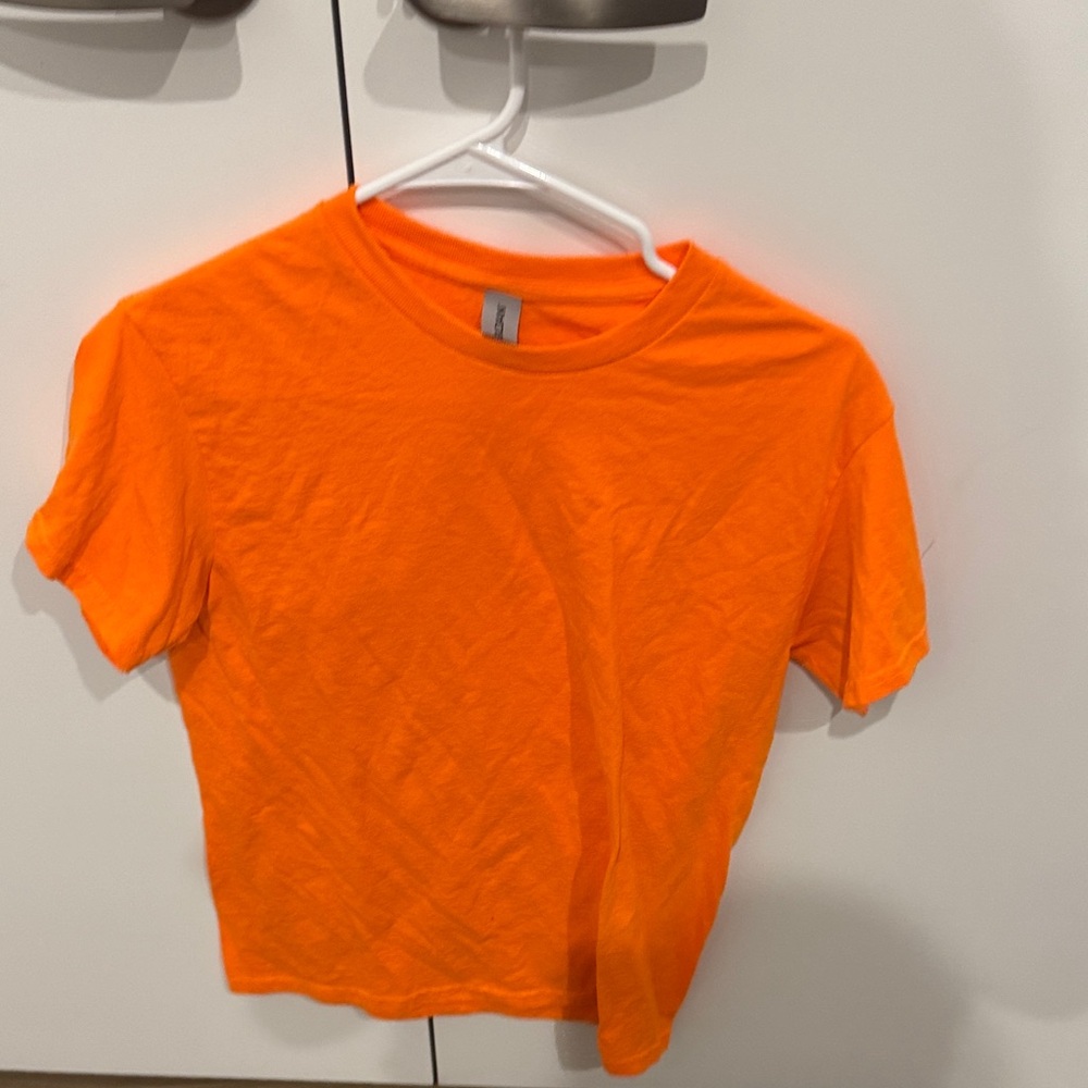 Gildan Bright Orange Women's Crew Neck Tee